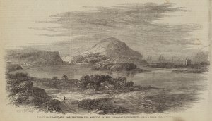 جزيرة وخليج فالنتيا ، تظهر وصول سرب التلغراف بواسطة روبرت ل. ستوبفورد